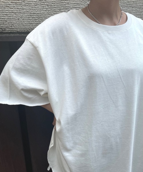 ＪＵＧＬＡＮＳ（ユグランス）の「☆ OC-20’s天竺ビッグシルエットラウンドT（Tシャツ/カットソー・レディース・チャコール/グレー/オフホワイト/オリーブ・FREE）」の11枚目の写真