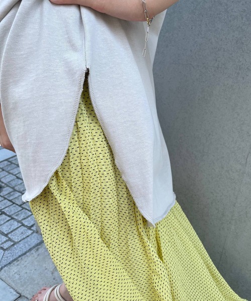 ＪＵＧＬＡＮＳ（ユグランス）の「☆ OC-20’s天竺ビッグシルエットラウンドT（Tシャツ/カットソー・レディース・チャコール/グレー/オフホワイト/オリーブ・FREE）」の19枚目の写真