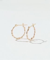 Pt900 フープピアス 1mm幅×10mm（ピアス（両耳用））｜Jewel closet by