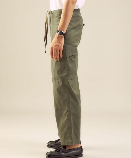 green label relaxing（グリーンレーベルリラクシング）の「OLT＜green label relaxing＞ブロークン イージー 6ポケット カーゴパンツ（カーゴパンツ・メンズ・オリーブ/ブラック・X-LARGE/MEDIUM/SMALL/LARGE）」の12枚目の写真