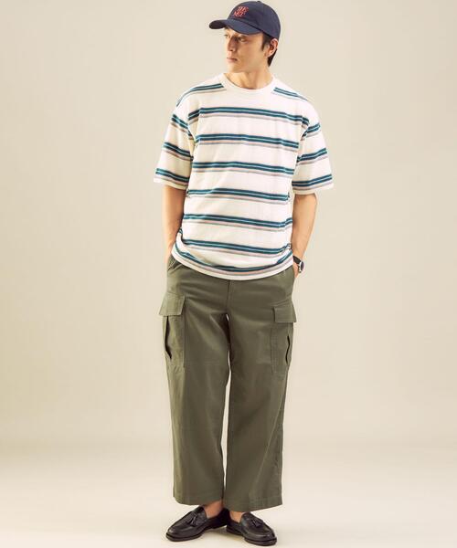 green label relaxing（グリーンレーベルリラクシング）の「OLT＜green label relaxing＞ブロークン イージー 6ポケット カーゴパンツ（カーゴパンツ・メンズ・オリーブ/ブラック・X-LARGE/MEDIUM/SMALL/LARGE）」の14枚目の写真