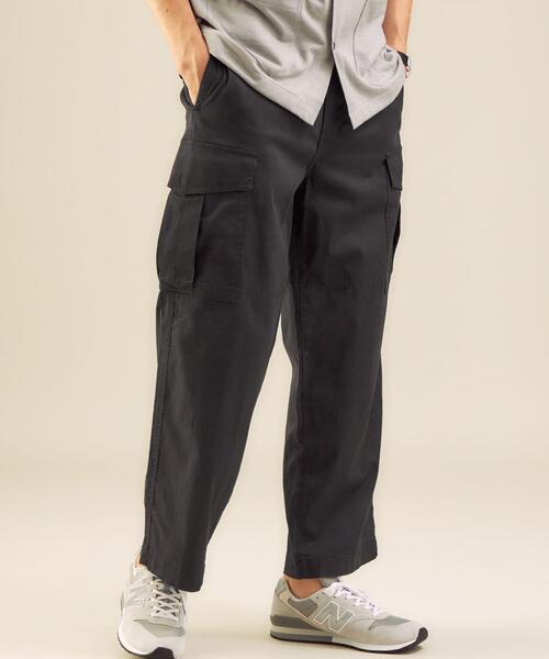 green label relaxing（グリーンレーベルリラクシング）の「OLT＜green label relaxing＞ブロークン イージー 6ポケット カーゴパンツ（カーゴパンツ・メンズ・オリーブ/ブラック・X-LARGE/MEDIUM/SMALL/LARGE）」の16枚目の写真