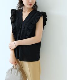 B:MING by BEAMS | B:MING by BEAMS / レースフリル ノースリーブ ブラウス(シャツ/ブラウス)