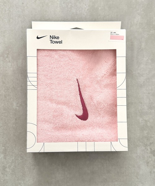 NIKE(ナイキ)の「NIKE(ナイキ)/ ソリッド コア マフラー タオル スウッシュロゴ刺繍入りスポーツタオル(タオル・レディース・ブラック/サックスブルー/ブルー/オリーブ/グリーン系その他/ライトブルー/ピンク・FREE)」の7枚目の写真