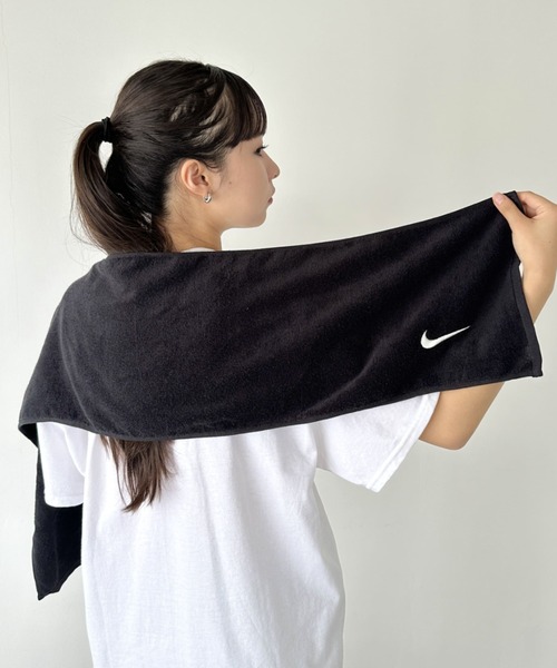 NIKE(ナイキ)の「NIKE(ナイキ)/ ソリッド コア マフラー タオル スウッシュロゴ刺繍入りスポーツタオル(タオル・レディース・ブラック/サックスブルー/ブルー/オリーブ/グリーン系その他/ライトブルー/ピンク・FREE)」の20枚目の写真