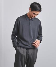 JOHN SMEDLEY | 【別注】＜JOHN SMEDLEY（ジョン・スメドレー）＞ニットポロ ロングスリーブ†(ニット/セーター)