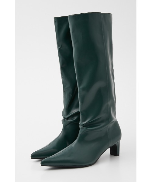THROW by SLY（スローバイスライ）の「THROW POINTED KNEE BOOTS ポインテッド ニーブーツ（ブーツ・レディース・グレー/グリーン・SMALL/MEDIUM/LARGE）」の5枚目の写真