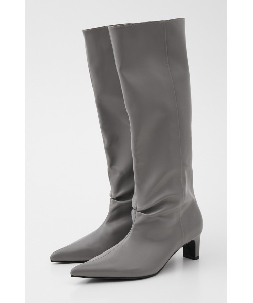 THROW by SLY（スローバイスライ）の「THROW POINTED KNEE BOOTS ポインテッド ニーブーツ（ブーツ・レディース・グレー/グリーン・SMALL/MEDIUM/LARGE）」の9枚目の写真