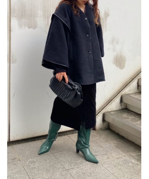 THROW by SLY（スローバイスライ）の「THROW POINTED KNEE BOOTS ポインテッド ニーブーツ（ブーツ・レディース・グレー/グリーン・SMALL/MEDIUM/LARGE）」の16枚目の写真