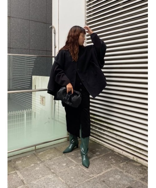 THROW by SLY（スローバイスライ）の「THROW POINTED KNEE BOOTS ポインテッド ニーブーツ（ブーツ・レディース・グレー/グリーン・SMALL/MEDIUM/LARGE）」の18枚目の写真