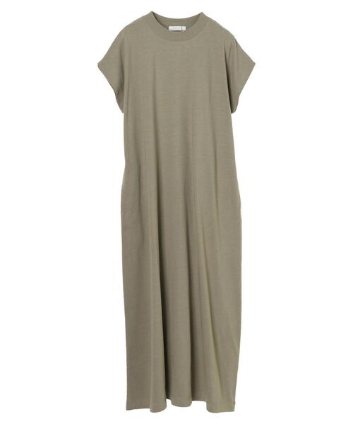 Green　Parks（グリーンパークス）の「フレンチスリーブカットワンピース＊（ワンピース・レディース・チャコールグレー/オフホワイト/カーキ・FREE）」の15枚目の写真