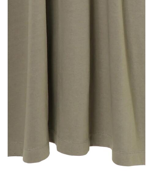 Green　Parks（グリーンパークス）の「フレンチスリーブカットワンピース＊（ワンピース・レディース・チャコールグレー/オフホワイト/カーキ・FREE）」の12枚目の写真
