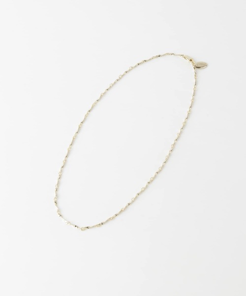 SMELLY（スメリー）の「ネジリチェーンショートネックレス（ネックレス・レディース・ゴールド・-）」の5枚目の写真