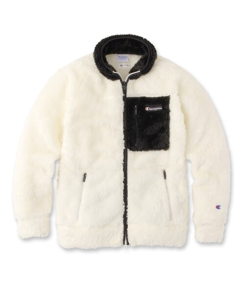 Champion(チャンピオン)の「◆【S~3L】Champion for tk.TAKEO KIKUCHI フリースジャケット(ブルゾン・メンズ・ブラック/カーキ系3/ホワイト系5・01/02/03/04/05)」の18枚目の写真