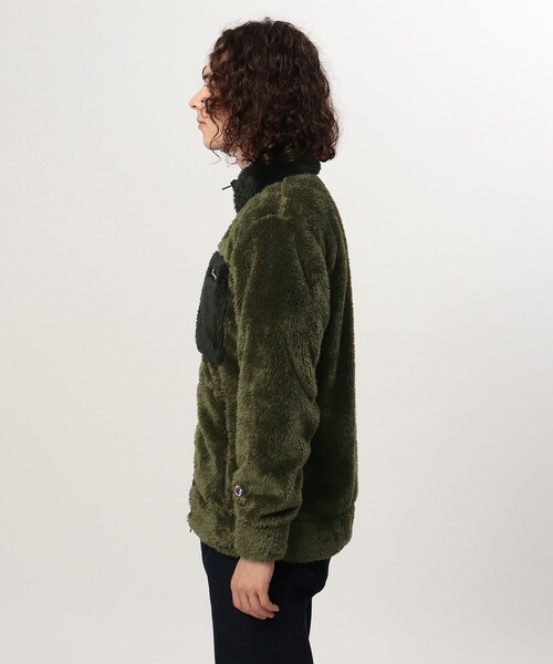 Champion(チャンピオン)の「◆【S~3L】Champion for tk.TAKEO KIKUCHI フリースジャケット(ブルゾン・メンズ・ブラック/カーキ系3/ホワイト系5・01/02/03/04/05)」の13枚目の写真