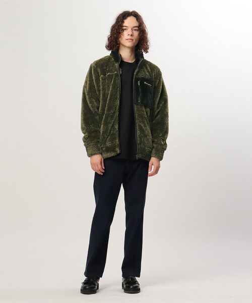 Champion(チャンピオン)の「◆【S~3L】Champion for tk.TAKEO KIKUCHI フリースジャケット(ブルゾン・メンズ・ブラック/カーキ系3/ホワイト系5・01/02/03/04/05)」の4枚目の写真