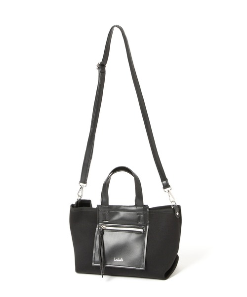 LAKOLE（ラコレ）の「ネオプレーンフロントポケットショルダーバッグ / 216803（ショルダーバッグ・レディース・ブラック/カーキオリーブ/グレイッシュベージュ・FREE）」の13枚目の写真