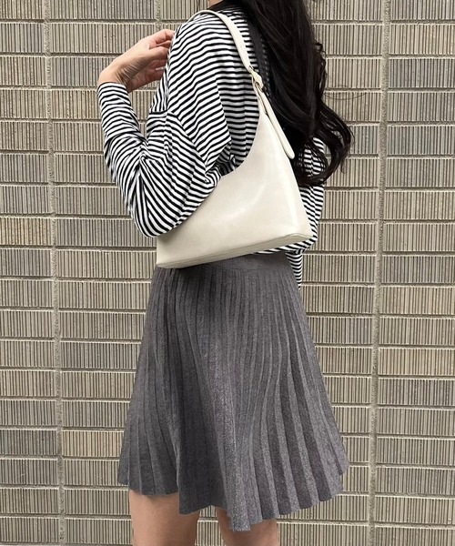 FENDI シモネッタ タートルネック カットソー ロンT ボーダー