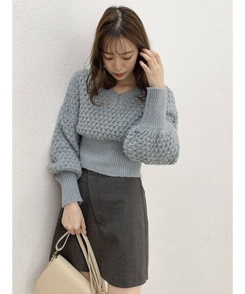 dazzlin(ダズリン)の「チェックスカショーパン(その他パンツ・レディース・チャコールグレー/ブラウン・SMALL/MEDIUM)」の2枚目の写真