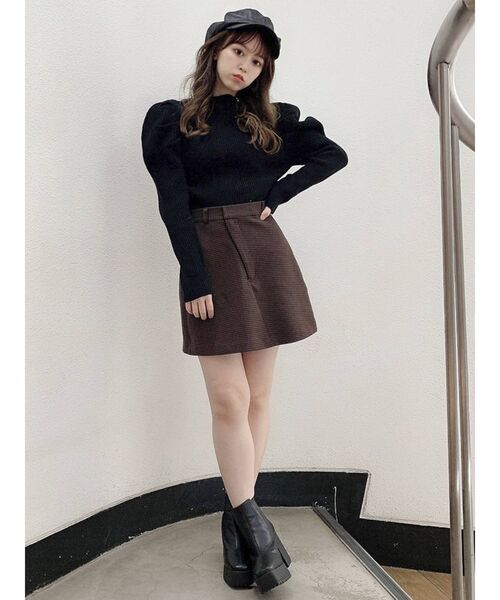 dazzlin(ダズリン)の「チェックスカショーパン(その他パンツ・レディース・チャコールグレー/ブラウン・SMALL/MEDIUM)」の11枚目の写真