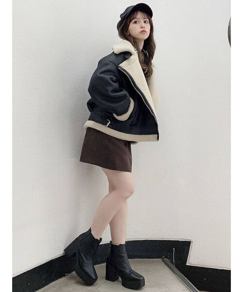 dazzlin(ダズリン)の「チェックスカショーパン(その他パンツ・レディース・チャコールグレー/ブラウン・SMALL/MEDIUM)」の6枚目の写真