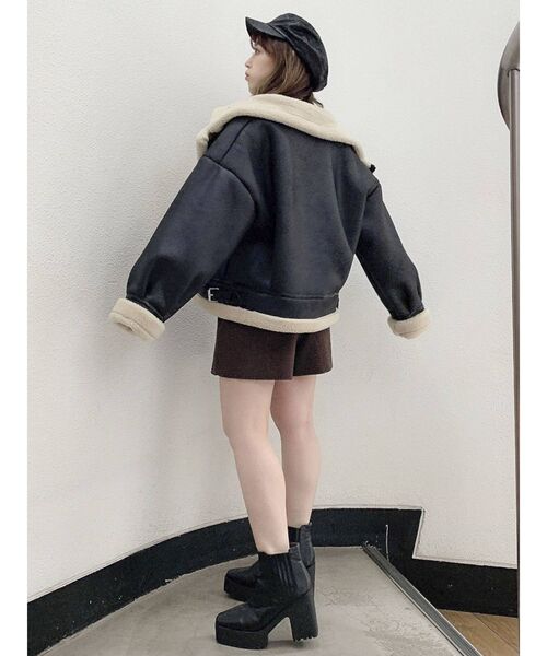 dazzlin(ダズリン)の「チェックスカショーパン(その他パンツ・レディース・チャコールグレー/ブラウン・SMALL/MEDIUM)」の5枚目の写真