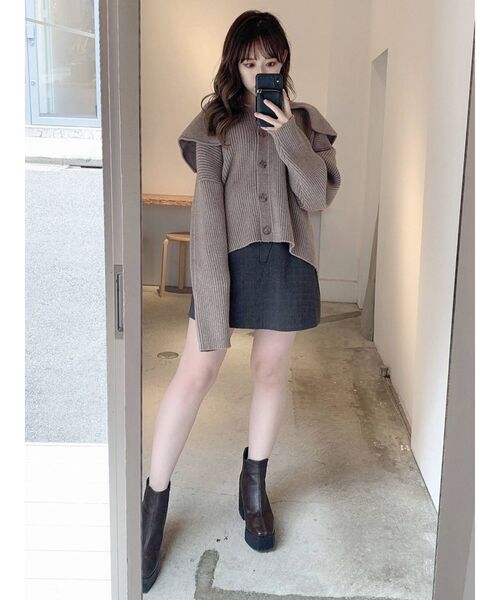 dazzlin(ダズリン)の「チェックスカショーパン(その他パンツ・レディース・チャコールグレー/ブラウン・SMALL/MEDIUM)」の19枚目の写真