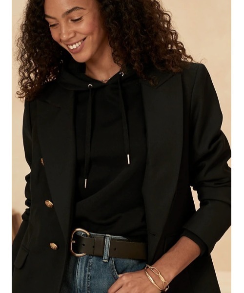 Banana Republic（バナナリパブリック）の「フーディー スウェットシャツ（パーカー・レディース・ブラック/グレー/その他・S/M/L/XS）」の17枚目の写真