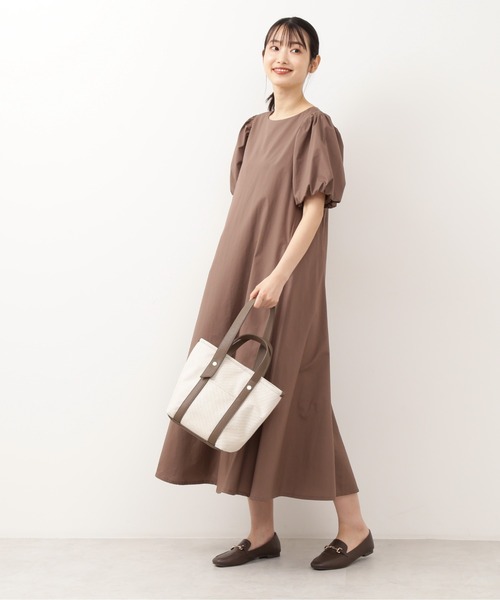 NATURAL BEAUTY BASIC（ナチュラルビューティーベーシック）の「イレギュラーショルダー２ＷＡＹトート（トートバッグ・レディース・ベージュ系その他2/レッド/ブラック・ﾌﾘ-）」の11枚目の写真