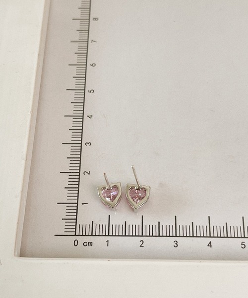 Ein(アイン)の「Ein/ミニハートピアス(ピアス(両耳用)・レディース・ホワイト/パープル/レッド/ピンク/イエロー/ブルー/グリーン・FREE)」の20枚目の写真