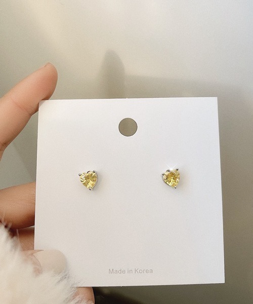 Ein(アイン)の「Ein/ミニハートピアス(ピアス(両耳用)・レディース・ホワイト/パープル/レッド/ピンク/イエロー/ブルー/グリーン・FREE)」の22枚目の写真