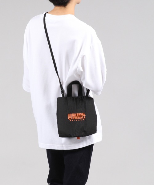 UNIVERSAL OVERALL（ユニバーサルオーバーオール）の「【UNIVERSAL OVERALL(ユニバーサルオーバーオール)】別注2WAYショルダーバッグ（ショルダーバッグ・メンズ・ブラック/ベージュ/カーキ・0）」の2枚目の写真