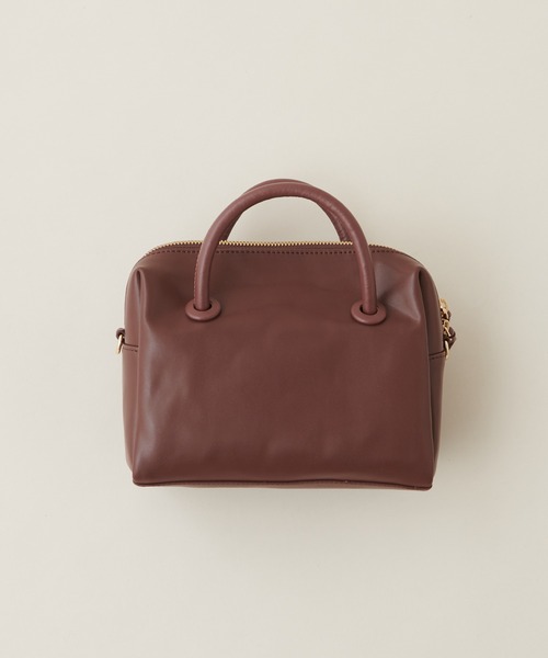 natural couture（ナチュラルクチュール）の「くるみハトメミニボストンバッグ（ボストンバッグ・レディース・ブラック/ブラウン/イエロー・FREE）」の11枚目の写真