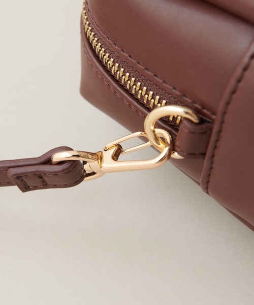 natural couture（ナチュラルクチュール）の「くるみハトメミニボストンバッグ（ボストンバッグ・レディース・ブラック/ブラウン/イエロー・FREE）」の9枚目の写真