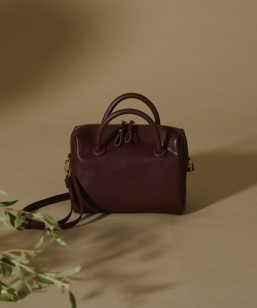 natural couture（ナチュラルクチュール）の「くるみハトメミニボストンバッグ（ボストンバッグ・レディース・ブラック/ブラウン/イエロー・FREE）」の13枚目の写真