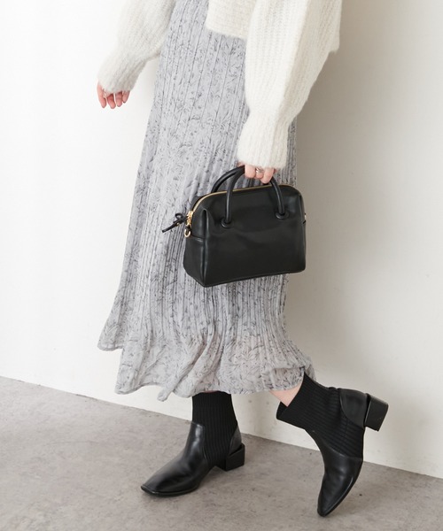 natural couture（ナチュラルクチュール）の「くるみハトメミニボストンバッグ（ボストンバッグ・レディース・ブラック/ブラウン/イエロー・FREE）」の20枚目の写真