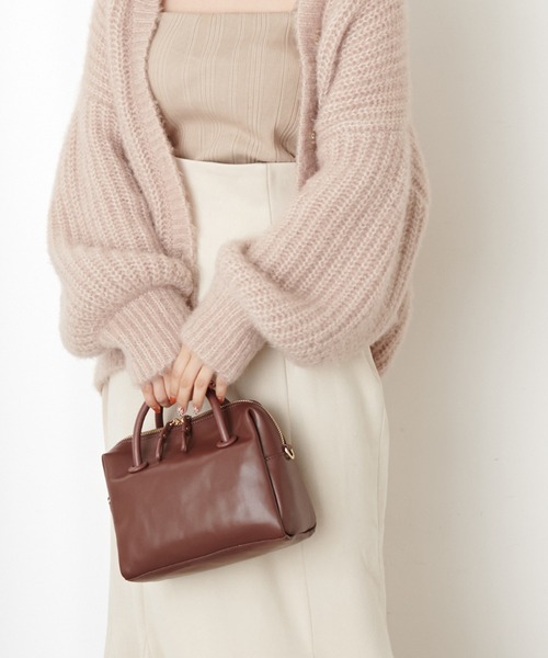 natural couture（ナチュラルクチュール）の「くるみハトメミニボストンバッグ（ボストンバッグ・レディース・ブラック/ブラウン/イエロー・FREE）」の22枚目の写真