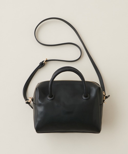 natural couture（ナチュラルクチュール）の「くるみハトメミニボストンバッグ（ボストンバッグ・レディース・ブラック/ブラウン/イエロー・FREE）」の21枚目の写真