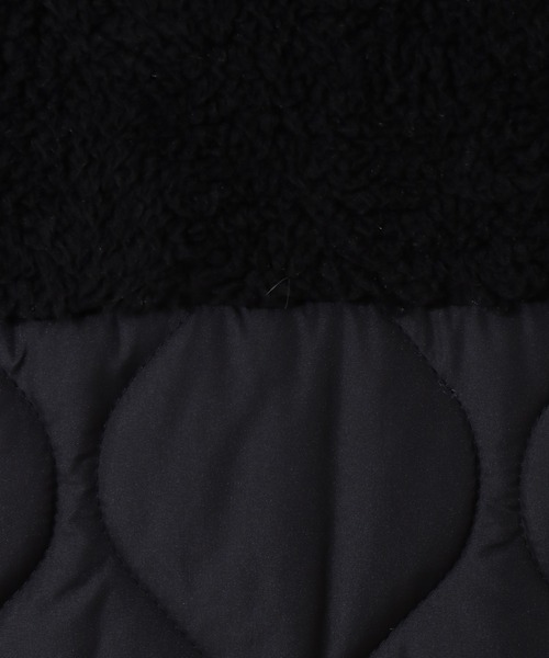 libelle more（リベル モア）の「ボアキルティングロングコート（ダウンジャケット/コート・レディース・ブラック/カーキ/キャメル/グレイッシュベージュ/モカ・M/L）」の18枚目の写真