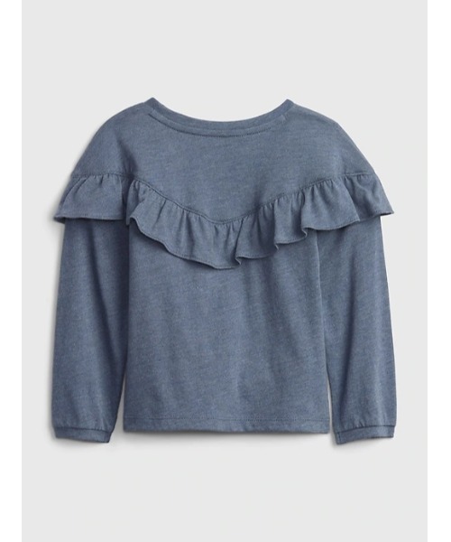 GAP(ギャップ)の「ラッフルTシャツ (幼児)(Tシャツ/カットソー・キッズ・ブルー/アイボリー/ライトベージュ/グリーン・3 YRS/4 YRS/5 YRS/12-18 M/2 YRS/18-24M/12-18M)」の15枚目の写真