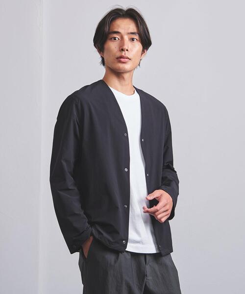 UNITED ARROWS(ユナイテッドアローズ)の「<UNITED ARROWS> ファンクション ナイロンタフタ カーディガン(カーディガン/ボレロ・メンズ・ベージュ/ネイビー/グレー・S/M/L/XL)」の3枚目の写真