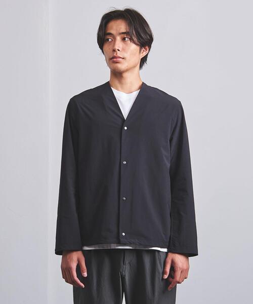 UNITED ARROWS(ユナイテッドアローズ)の「<UNITED ARROWS> ファンクション ナイロンタフタ カーディガン(カーディガン/ボレロ・メンズ・ベージュ/ネイビー/グレー・S/M/L/XL)」の4枚目の写真