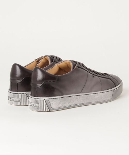 Santoni(サントーニ)の「サントーニ メンズ/レースアップレザースニーカー(スニーカー・メンズ・グレー・65/75/55/50/90/80/85/70/60)」の9枚目の写真