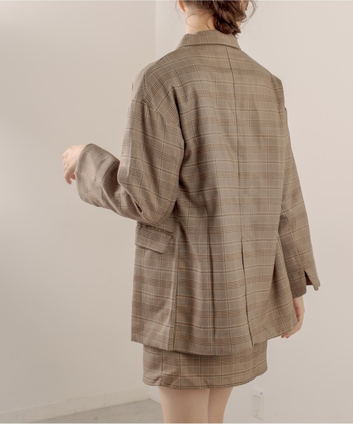 OLIVE des OLIVE（オリーブデオリーブ）の「ショコラテーラードジャケット（テーラードジャケット・レディース・キャメル/ブラウン/ダークブラウン/ピンクベージュ・FREE）」の8枚目の写真