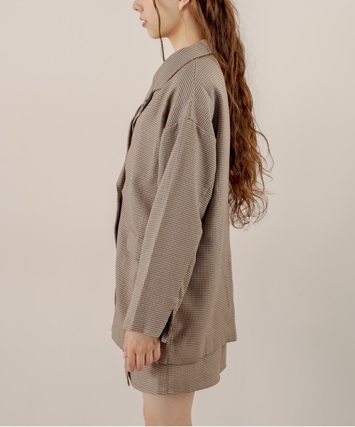 OLIVE des OLIVE（オリーブデオリーブ）の「ショコラテーラードジャケット（テーラードジャケット・レディース・キャメル/ブラウン/ダークブラウン/ピンクベージュ・FREE）」の22枚目の写真