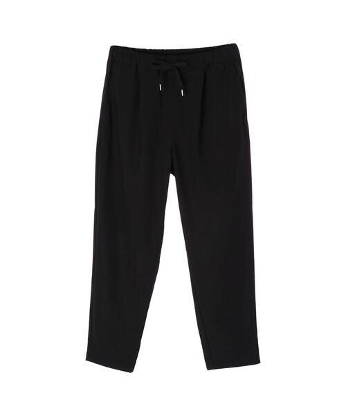 koe(コエ)の「ポリトロテーパードパンツ*(スラックス・レディース・ブラック/ライトグレー/ライトベージュ・M/S/L)」の4枚目の写真