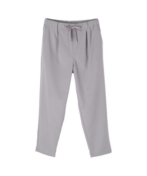 koe(コエ)の「ポリトロテーパードパンツ*(スラックス・レディース・ブラック/ライトグレー/ライトベージュ・M/S/L)」の19枚目の写真