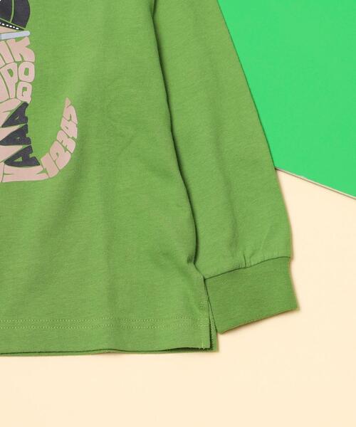 coen（コーエン）の「【coen キッズ】アニマルプリント長袖Tシャツ（Tシャツ/カットソー・キッズ・ケリー/コバルトブルー・130/110/120/100）」の9枚目の写真