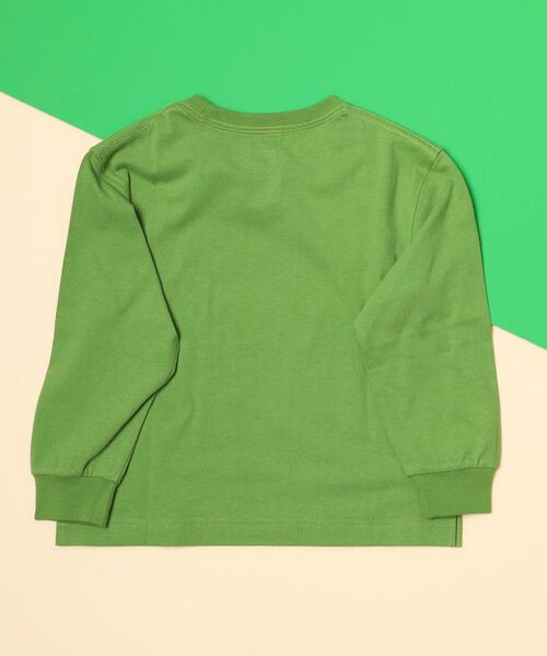 coen（コーエン）の「【coen キッズ】アニマルプリント長袖Tシャツ（Tシャツ/カットソー・キッズ・ケリー/コバルトブルー・130/110/120/100）」の11枚目の写真