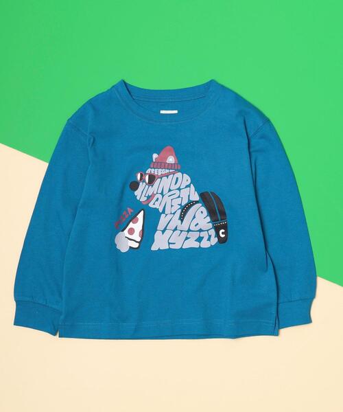 coen（コーエン）の「【coen キッズ】アニマルプリント長袖Tシャツ（Tシャツ/カットソー・キッズ・ケリー/コバルトブルー・130/110/120/100）」の12枚目の写真